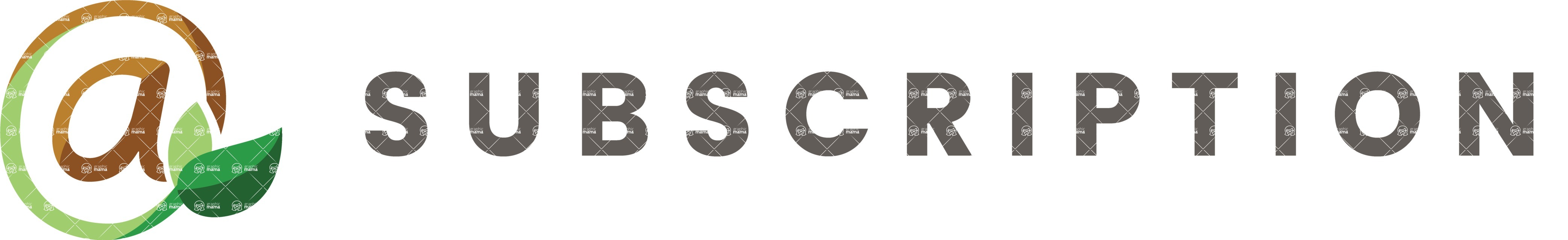 Business Logo Templates - vector graphics in a pack from GraphicMama - Vector Subscription Logo Design with @ Shape